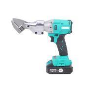 Genérico Tijeras Eléctricas para Metal, Tijeras Recargables De Acero Inoxidable, Motor Sin Escobillas De Bajo Ruido, Luz Led para Ayudar Al Corte (Two Batteries)