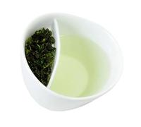 Genérico Tilted Tea Infuser Cup | Ceramic Mug Tea Brewer Cup For Coffee Water Milk Drinking Steeping Living Room Restaurant Travel Camping Picnic Family, Tilted Split Funny Table Decor