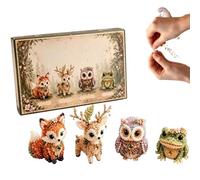 Generico Tiny 3D Beaded Animal DIY Kit - 7.87 inch Fantasy Realm Beadeds Set | Mini 3D Beading Craft Kits for Beginners | DIY Beaded Animal Art Kit for Home Decor Gift Making. 3.94x1.97in.