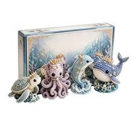 Generico Tiny 3D Beaded Animal DIY Kit - 7.87 inch Fantasy Realm Beadeds Set | Mini 3D Beading Craft Kits for Beginners | DIY Beaded Animal Art Kit for Home Decor Gift Making. 3.94x1.97in.