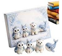 Genérico Tiny 3D Beaded Animal DIY Kit | DIY Cute Beginner-Friendly | 3D Decoration Beading Art - for Adults Teens Desk Shelf Home Office Party Art Class Holiday