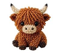 Genérico Tiny 3D Beaded Animal DIY Kit, With Colorful Beads And Instructions, 4 Cute Designs, Handmade Bead Art Mosaic Kit For Beginners & Craft Enthusiasts, Craft Lovers (Pet And Forest Friend)