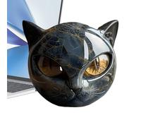 Genérico Tiny Cat Figurines, Resin Mini Sculptures, 3.14in Animal Decoration Statues, Hand Painted Details, Compact Authentic Resin for Bedroom, Shelf, Entryway, Tabletop, Holiday, Display