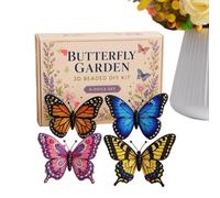 Genérico Tiny DIY 3D Animal Beading Embroidery Kit, Mini 3D Beaded Animal DIY Kit | 4 Designs With Instructions, Jewelry Art Craft Set For Adults Beginners