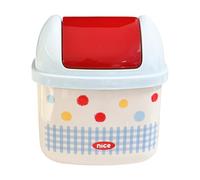 Genérico Tiny Trash Can - Small Desktop Garbage Basket for Bathroom, Space-Saving Dorm with Compact Design Function for Indoor and Outdoor Use, Bedroom, Office, 6.3x7.09x5.24 inch