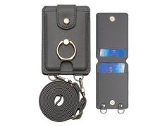 Genérico Tipo Billetera para móvil: Accesorio Creativo para Estuche Adhesivo, de Cuero | Soporte Manos Libres Fehesive Tarjeta de crédito Bolsillo en la Parte Posterior del teléfono, para Tel