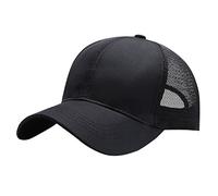 Genérico tipo hombre clásico retro camión sombrero camionero sombrero con snapback ajustable unisex hombres mujeres malla béisbol gorra sombrero chimenea rectangular, c, Talla única