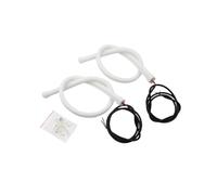 Genérico Tira De Faros Led Impermeable Para Coche 30/45/60cm DRL Flexible Luz Circulación Diurna Ojo Ángel Blanco Ámbar Azul Rojo Faro