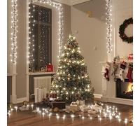 Genérico Tira de Luces compacta con 400 LED PVC Blanco frío 13 m,Casa y jardín,Decoración,Decoraciones Festivas y estacionales,Luces de Navidad-343255