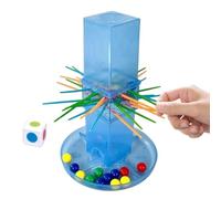 Genérico Tira - Gioco Tira 15x15x23cm | Giocattolo Educativo Interattivo per Bambini, Gioco Da Tavolo Estrazione Bastoncini, Coordinazione Mano Occhio, Compleanno Scuola Viaggi