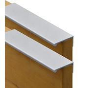 Genérico Tirador de Borde, Paquete de 2 Tiradores Ocultos para Muebles y armarios, manijas de cajones y cajones, Tirador Invisible de Borde para Cocina, pomos de aleación de Aluminio, manijas de Puer