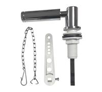 Genérico Tirador De Descarga Del Inodoro - Kit de Reemplazo con Cadena de Aleación de Zinc - Palanca de Descarga de Inodoro | Para Comercial Público Hogar Baño Personas Mayores