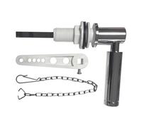 Genérico Tirador De Descarga Del Inodoro,Piezas de Aleación de Zinc con Brazo Ajustable,Palanca de Descarga de Inodoro - Para RV Tráiler Comercial Ancianos Discapacitados Niños Hogar Baño Renovación