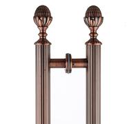 Genérico Tiradores de Puerta Europeos Retro, manijas para Puertas de Vidrio, Madera o Metal, manijas de Puerta de Granero adosadas, Barra de Apoyo para Puertas Interiores y Exteriores (Tama