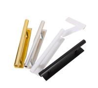 Genérico Tiradores de puertas de muebles autoadhesivos, perillas for cajones y armarios sin perforaciones, accesorios de Hardware auxiliares for armario, 4/1 Uds.(Silver,4pcs)