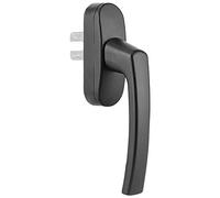Genérico Tiradores para Ventanas PVC, Moderno De La Ventana Aleación Hardware Accesorios Para Apertura Plana Negra Manija Cerradura