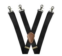 Genérico Tirantes de hombres | Clips correas | Rampa de forma cruzada ajustable | 4 clips, elástico resistente, 3.8 cm de ancho, para atuendos vestidos, relajados
