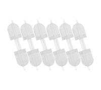 Genérico Tiras de Cierre de Heridas Cremallera 70x22mm Color Claro, Vendajes Adhesivos sin Costura para Dedos y Pulgar, Kit de 6 Unidades para Primeros Auxilios y Emergencias