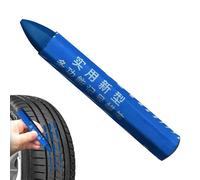 Genérico Tire Crayon Marker - Professional Vehicle Tire Paint Pen for Rubber | Smooth Writing Oil Resistant Wax, Perfect for Mechanics, Auto Detailing Custom Lettering Projects 0.51x0.51x3.66 in