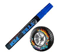 Genérico Tire Lettering Paint Pen | Permanent Weatherproof Erasable Tyre Drawing Marker - Rubber Wood Drawing Pen | for Vehicle Motorcycle Bikes Metal Glass