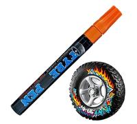 Genérico Tire Paint Pen | Water-Based Ink, Single Head | Car Motorcycle Tire Lettering Marker, Fade-Resistant | DIY Decoration, Customization Tool