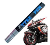 Genérico Tire Paint Pen - Water Based Ink Single Head | Erasable Weatherproof Non Fading Quick Dry Tyre Drawing Marker | Waterproof Wheel Lettering Marker For Vehicle Motorcycle Bikes Bicycles Metal