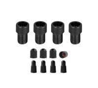 Genérico Tire Pump Adapter - Bicycle Valve Converter Tool, Compact Alloy Improves Compatibility, Resistant Construction, Road and Mountain Bikes | Ideal for Cycling Repair, Air Inflation, and Portab