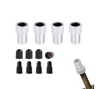 Genérico Tire Pump Adapter - Bicycle Valve Converter Tool, Compact Alloy Improves Compatibility, Resistant Construction, Road and Mountain Bikes | Ideal for Cycling Repair, Air Inflation, and Portab