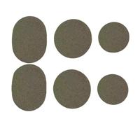 Generico Tiritas para zapatos | 6 parches autoadhesivos antiestallidos para puntas - parches para reparación | para zapatillas de correr senderismo botas de trabajo talón punta, gris oscuro