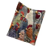 Genérico Tiro De Pollo - Colcha Suave para Pollitos, Capa Rústica De Manto Aviar, Cortina De Ganado Afgano De Campo, Sarape De Felpa De Terciopelo Softshell | Lounge Shawl Travel Snuggle Picnic