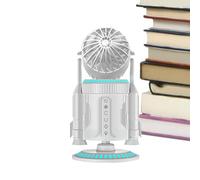 Generico Tischventilator - Verstellbarer Tischventilator | Leise 5000 U/min Mit Leichtem, Rotierendem Luftzirkulator In Raketenform Zur Kühlung Am , Zu Hause, In Der Schule, Im Wohnzimmer