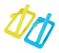 Genérico Tissue Box Stretcher - 2-Piece Spring Support Set, Strong Flexible Design, Durablee, Random Color Finish, Easy Mounting, Resilient Construction | Long-Lasting Use Multi-Location