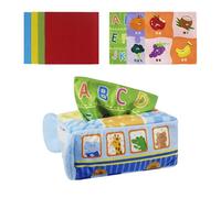 Genérico Tissue Box Toy, Baby Tissue Toy, Sensory Engagement Motor Skill Growth Developmental Design, Toys for 3-5 Years Old Toddler Stocking Stuffers