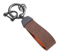 Genérico Titanium Steel Fob - Automotive Fob Holder, Scratch Proof Clip, 3.3in Heavy Duty Security Fastening Loop | Premium Protective Key Carrier, Travel Bag Accessory Use
