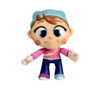 Genérico Tito Muñeco Articulado del Programa A Jugar amb el Titó i ELS Falala, Figura Infantil con Gorro Azul, Camiseta Rosa y Pantalón Azul, Juguete Educativo