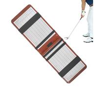 Genérico Titular de la Tarjeta de Puntuación de Golf,Pantalla De Puntuación Portátil,Cuaderno De Golf Con Bolsillo Trasero | Uso Interior Exterior Dominio