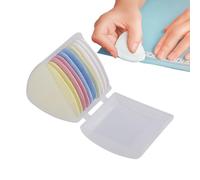 Genérico Tiza para coser,Tiza para acolchar - Herramienta de marcador de tela borrable, tiza triangular para ropa,Accesorios de sastrería Máquina de coser para modistas, diseñadores