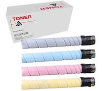 Genérico TN216 / TN319 Bizhub C220 C280 C360 Pack 4 Toner Compatible con Konica Minolta Bizhub A11G151/A11G150, A11G451/A11G450, A11G351/A11G350, A11G251/A11G250