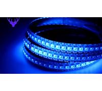 Genérico TNALANT LED RGB WS2812b,Gamma ALTA, 60/M, IP 67 water proof, individualmente direccionable, Professional (PCB Negro, 2M)