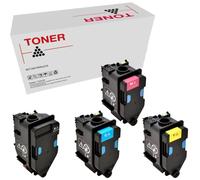 Genérico TNP81 Pack 4 Cartuchos de Toner Compatible con Konica Minolta Bizhub C3320i, Bizhub C4000i AAJW151 AAJW251 AAJW351 AAJW451