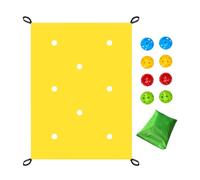 Generico Toalla con agujeros para juego grupal para Teamwork, kit de actividades para Team Building de trabajo | Juego de ejercicios divertidos para grupos con bola hueca para escuela, casa, reuniones