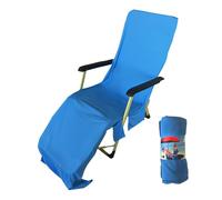 Genérico Toalla para Silla De Playa: De Tela De Microfibra De Secado Rápido, Protector Elástico para Tumbona con Bolsillo, Capa De Asiento Absorbente Resistente A La | para Jardín, Playa, Hotel, Pa