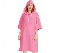 Genérico Toalla Poncho De Microfibra,Poncho De Playa con Capucha | Cambiador de Playa Absorbente de Agua - Toalla Poncho Lavable a máquina, Toalla Gruesa para cambiarse para Sauna, Surf