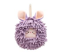 Generico Toallas a mano, diseño resistente a la decoloración, lavable a máquina, y funcional, toalla de mano fuzzy ball | For Women Men Kid Adults Teens Bathroom Toilet Kitchen Beach Dorm