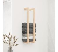 Genérico Toallero de Madera Maciza de Pino 23x18x90 cm,Casa y jardín,Accesorios para el baño,Toalleros-822397