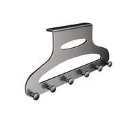 Genérico Toallero que se cuelga en la puerta | Estante organizador metálico de un dormitorio - Colgador Detrás De La Puerta - Para hogar apartamento casa rural baño dormitorio entrada aseo cocina