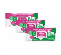 Genérico Toallitas limpiadoras con clorhexidina 330 piezas | 3 paquetes | para perros, gatos y conejos | sin alcohol | Higiene del pelaje