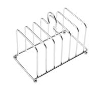 Genérico Toast Holder | 6 Slot Stainless Steel Bread Rack with Handle