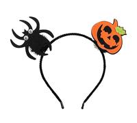 Genérico Tocado Halloween Calabaza Vacaciones Cosplay Accesorio Disfraz Mujer Hombre Terrorífica Divertido Cabeza Adorno Temático (Navy, One Size)