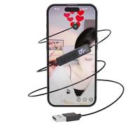 Genérico Tocador Para Teléfono | Automático Para Teléfono - Velocidades Ajustables Pantalla Digital Para Transmisiones en Directo Teletrabajo Juegos Pruebas de Apps Compras